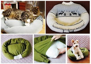 Как сделать лежак для собаки