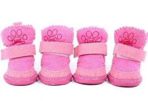 Розовые угги для собаки
