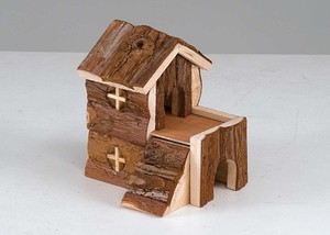 Как сделать домик для хомяка из дерева