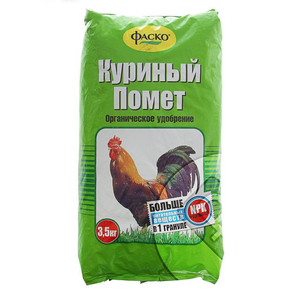 Куриный помет как удобрение