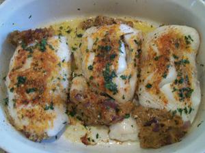 Запечённая навага