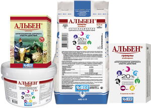 Состав, принцип действия и формы выпуска Альбена