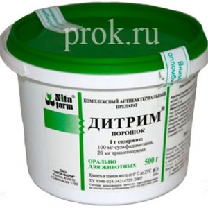 Дитрим для животных: инструкция по применению в ветеринарии