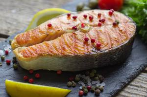 Приготовление чавычи на гриле